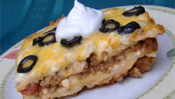 Easy Layered Tex-Mex Lasagna Casserole