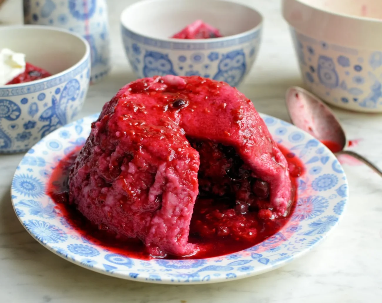 Easy No-Bake Summer Berry Pudding Recipe