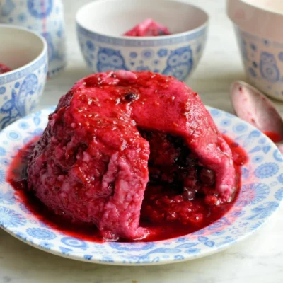 Easy No-Bake Summer Berry Pudding Recipe