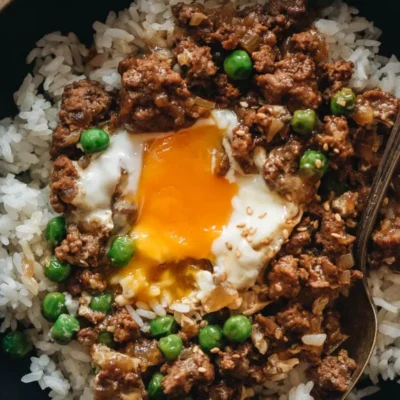 Easy One-Pan Oriental Beef And Rice Skillet