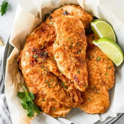 Easy Oven Fried Chicken Breasts