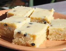 Easy Passionfruit Slice / Bars