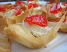 Easy Phyllo Pastry Tarts With Hot Pepper Jelly