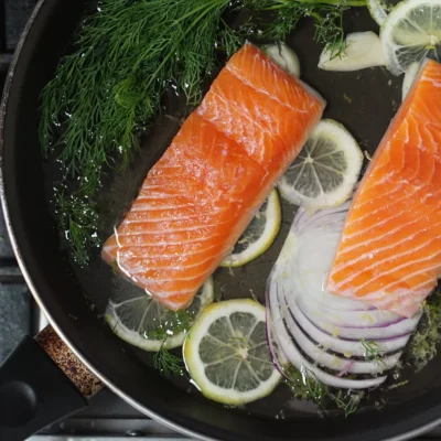 Easy Poached Salmon With Dill