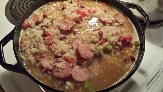 Easy Red Beans & Rice With Sausage