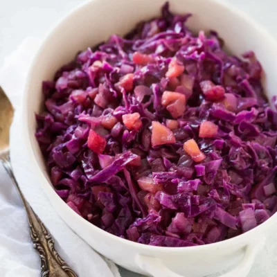 Easy Red Cabbage And Apples