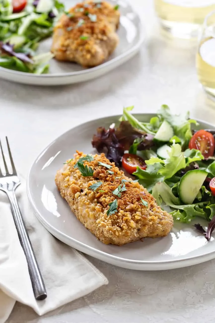 Easy Ritz Breaded Pork Chops