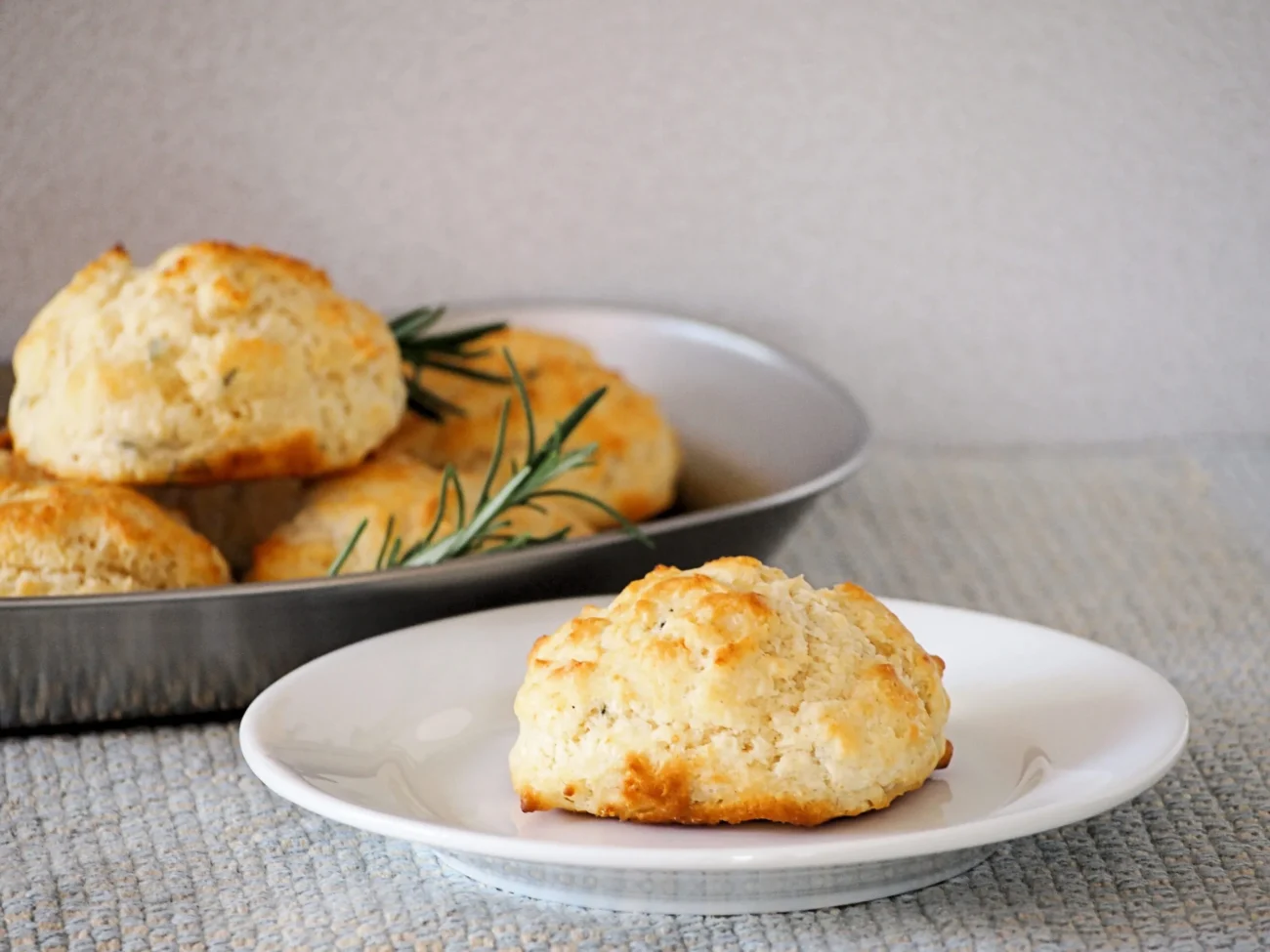 Easy Rosemary Garlic Parmesan Biscuits