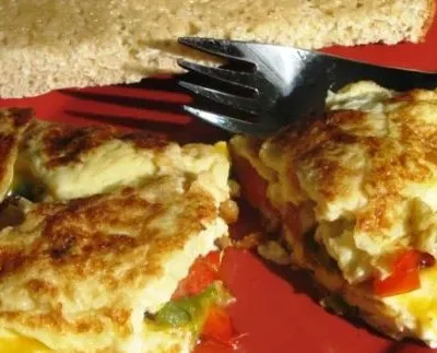 Easy Single-Serve Vegetable Omelet Recipe