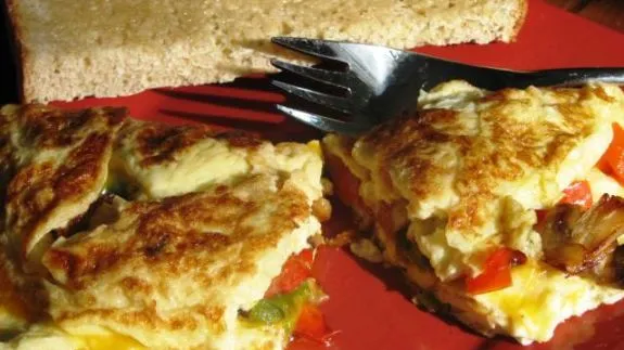 Easy Single-Serve Vegetable Omelet Recipe