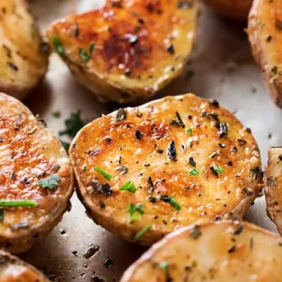 Easy Skillet Baby Red Potatoes With Fresh Basil