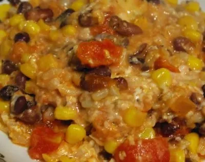 Easy Southwest-Inspired Vegetarian Casserole Recipe