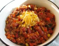 Easy Spicy Vegetarian Chili