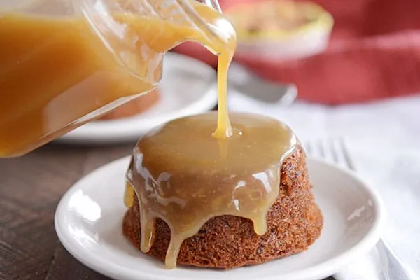 Easy Sticky Toffee, Apple And Cognac Pudding