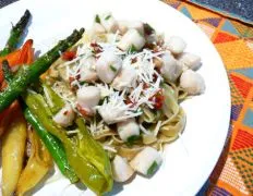 Easy Summer Scampi with Bay Scallops