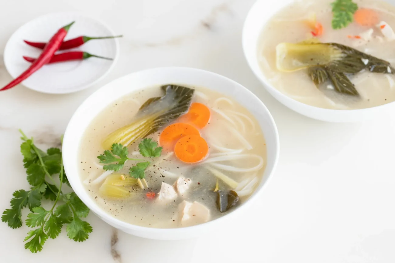 Easy Thai Chicken Noodle Soup