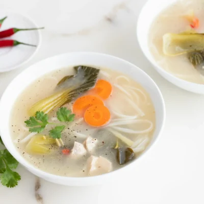 Easy Thai Chicken Noodle Soup