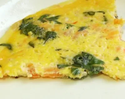 Easy Tomato Basil Fluffy Omelette Recipe