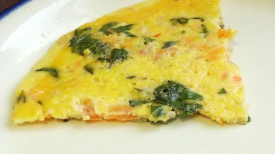 Easy Tomato Basil Fluffy Omelette Recipe