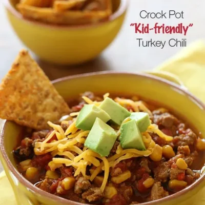 Easy Turkey Chili Crock Pot