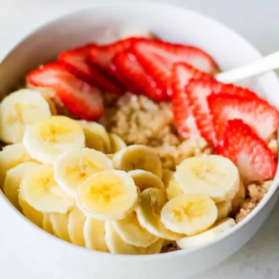 Easy Vegan Couscous Breakfast Bowl With Seasonal Fruits