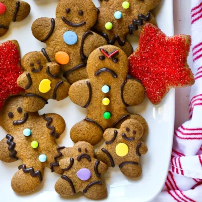 Easy Vegan Gingerbread Cookies For Perfect Cut-Outs