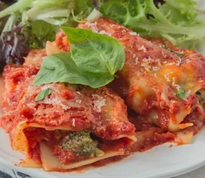 Easy Vegetarian Lasagna Roll-Ups Recipe