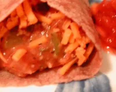 Easy Veggie Burrito For One Vegan