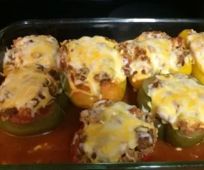 Easy Weeknight Stuffed Bell Peppers