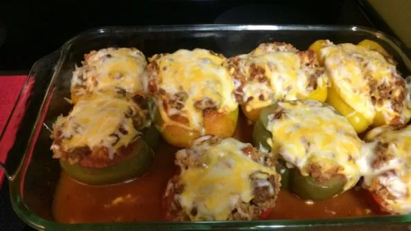 Easy Weeknight Stuffed Bell Peppers