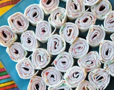 Easy And Delicious Tortilla Pinwheels Recipe