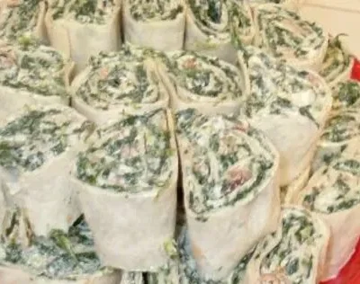 Easy And Healthy Spinach Roll-Ups Recipe