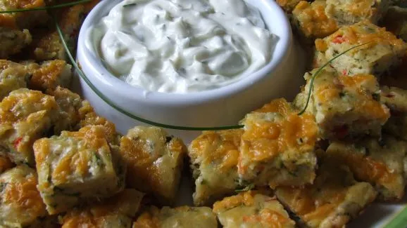 Easy and Healthy Vegetable Appetizer Squares Recipe