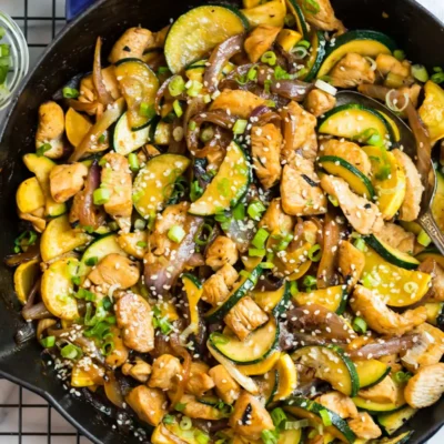 Easy And Healthy Zucchini And Yellow Squash Stir-Fry Recipe