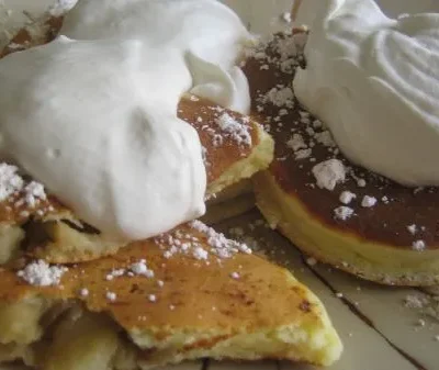 Ebelskiver Spiced Apple- Filled Pancakes