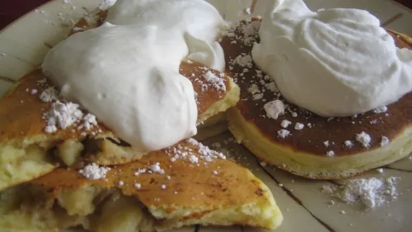 Ebelskiver Spiced Apple- Filled Pancakes