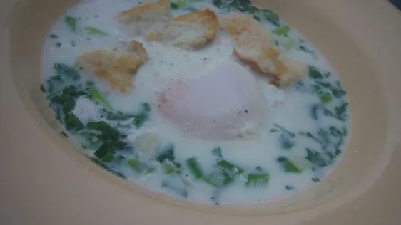 Egg And Coriander Soup Changua