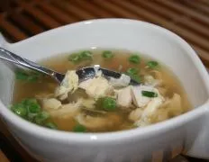 Egg Drop Soup With Chicken