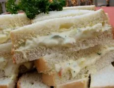 Egg Salad Finger Sandwiches