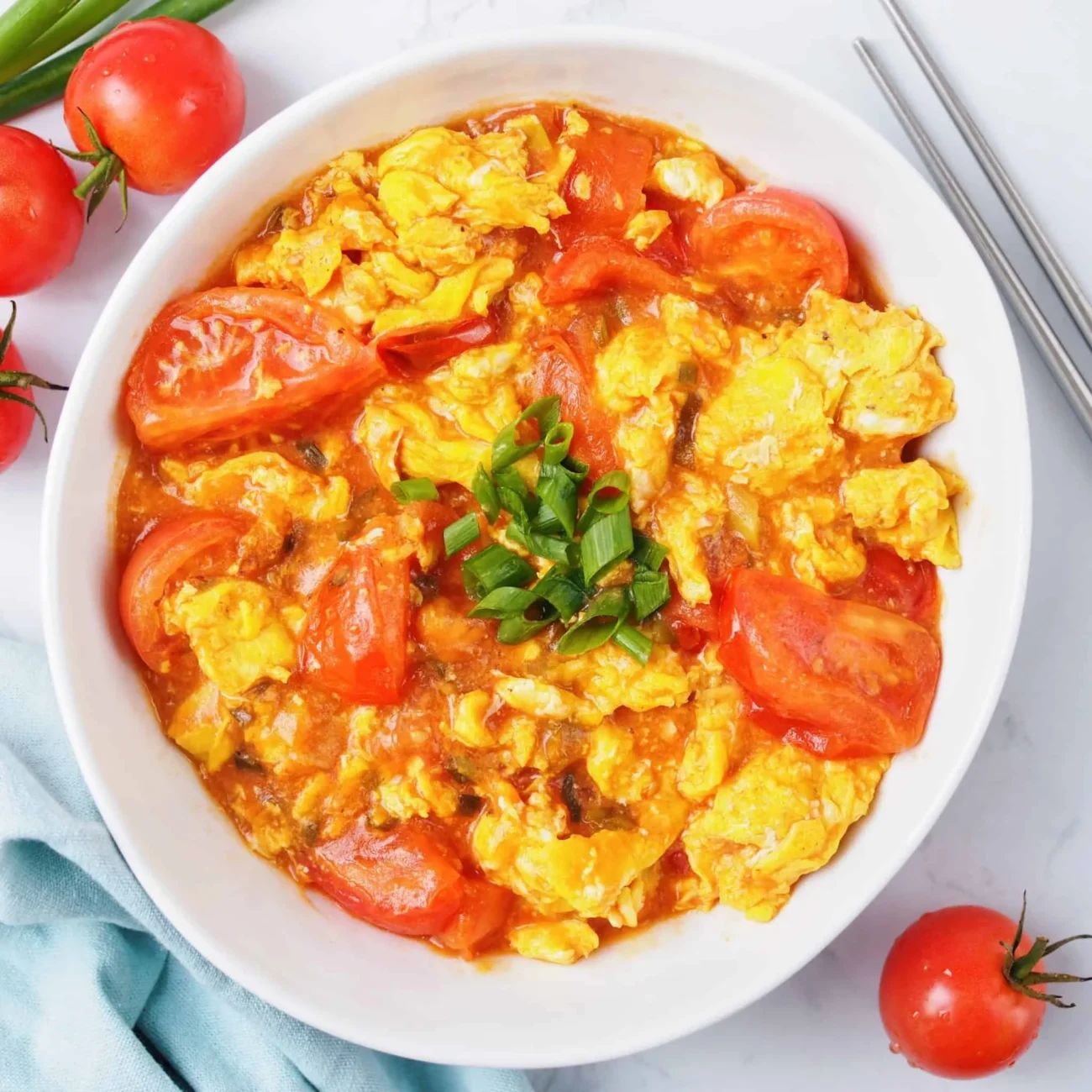 Egg With Tomatoes: Chinese Home