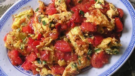 Egg With Tomatoes: Chinese Home