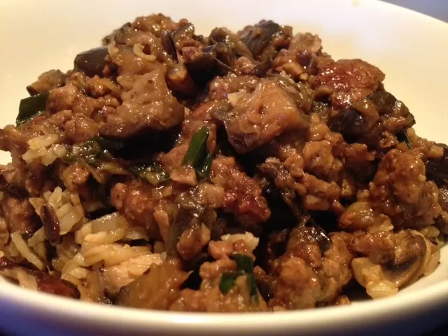 Eggplant And Pork With Black Bean Garlic