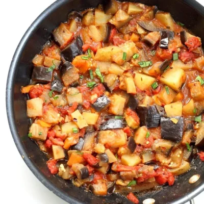 Eggplant And Potato Indian