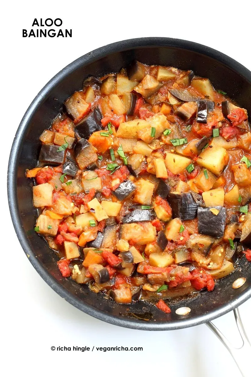 Eggplant And Potato Indian