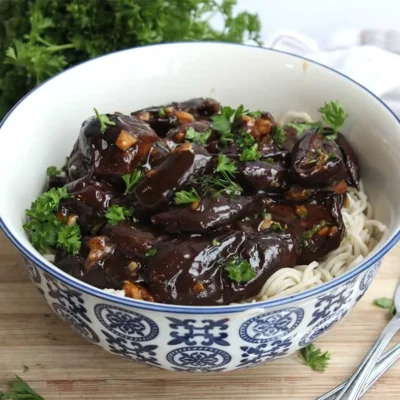 Eggplant Aubergine Stir Fry