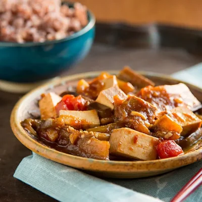 Eggplant Aubergine With Hot Garlic Sauce