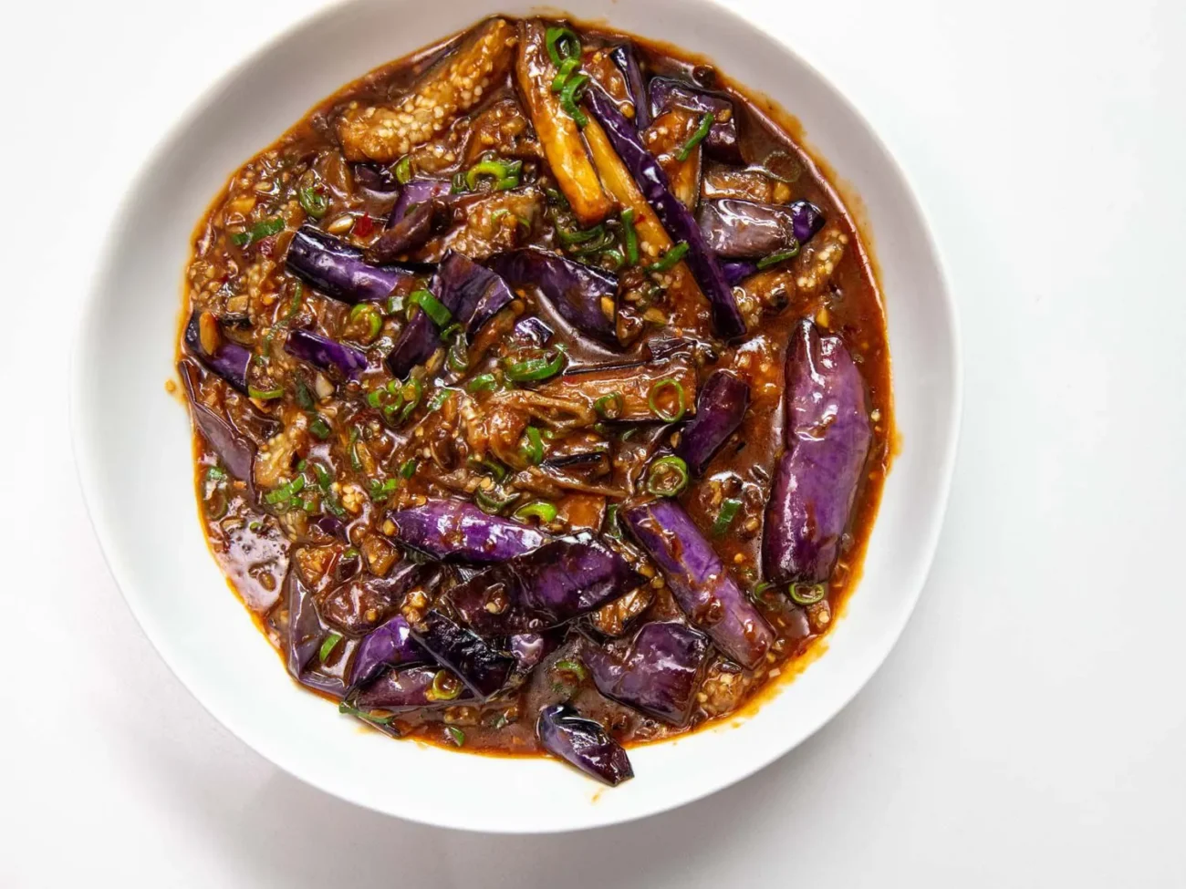 Eggplant With Garlic Sauce