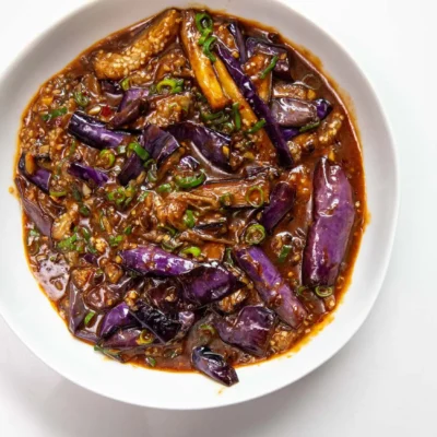 Eggplant With Garlic Sauce