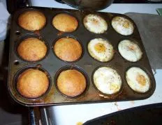 Eggs In Hash Nests With Corn Muffins