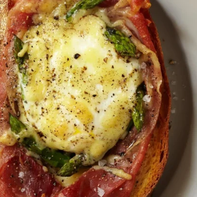 Eggs In Purgatory With Asparagus